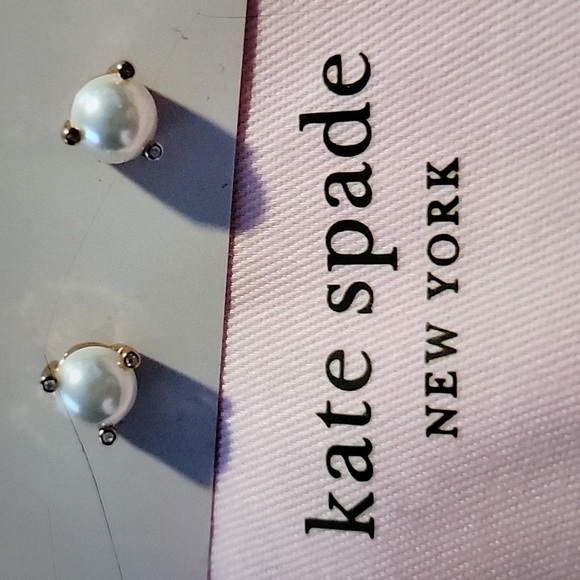 kate spade Rise & Shine Pearl Studs - Picture 1 of 3